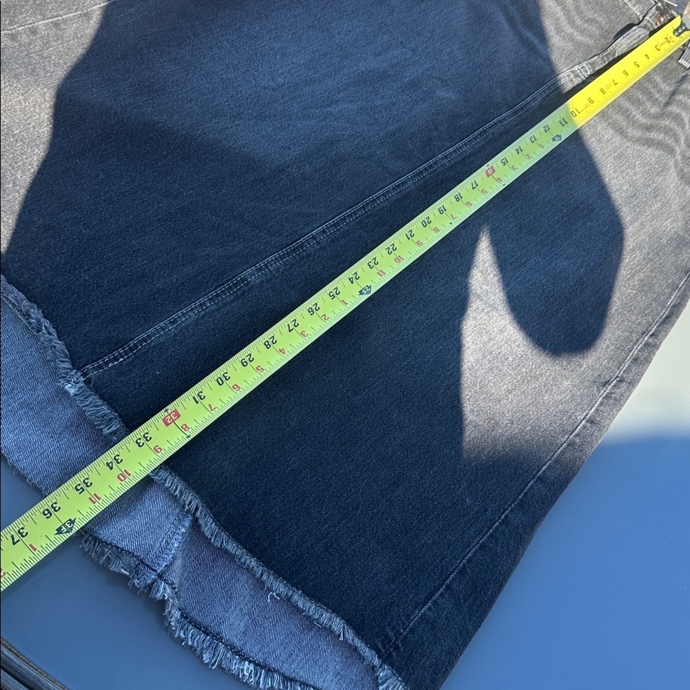 Johnny Was Sassoon Vienna back washed denim hi lo maxi skirt NWTS size 30” - Picture 7 of 9